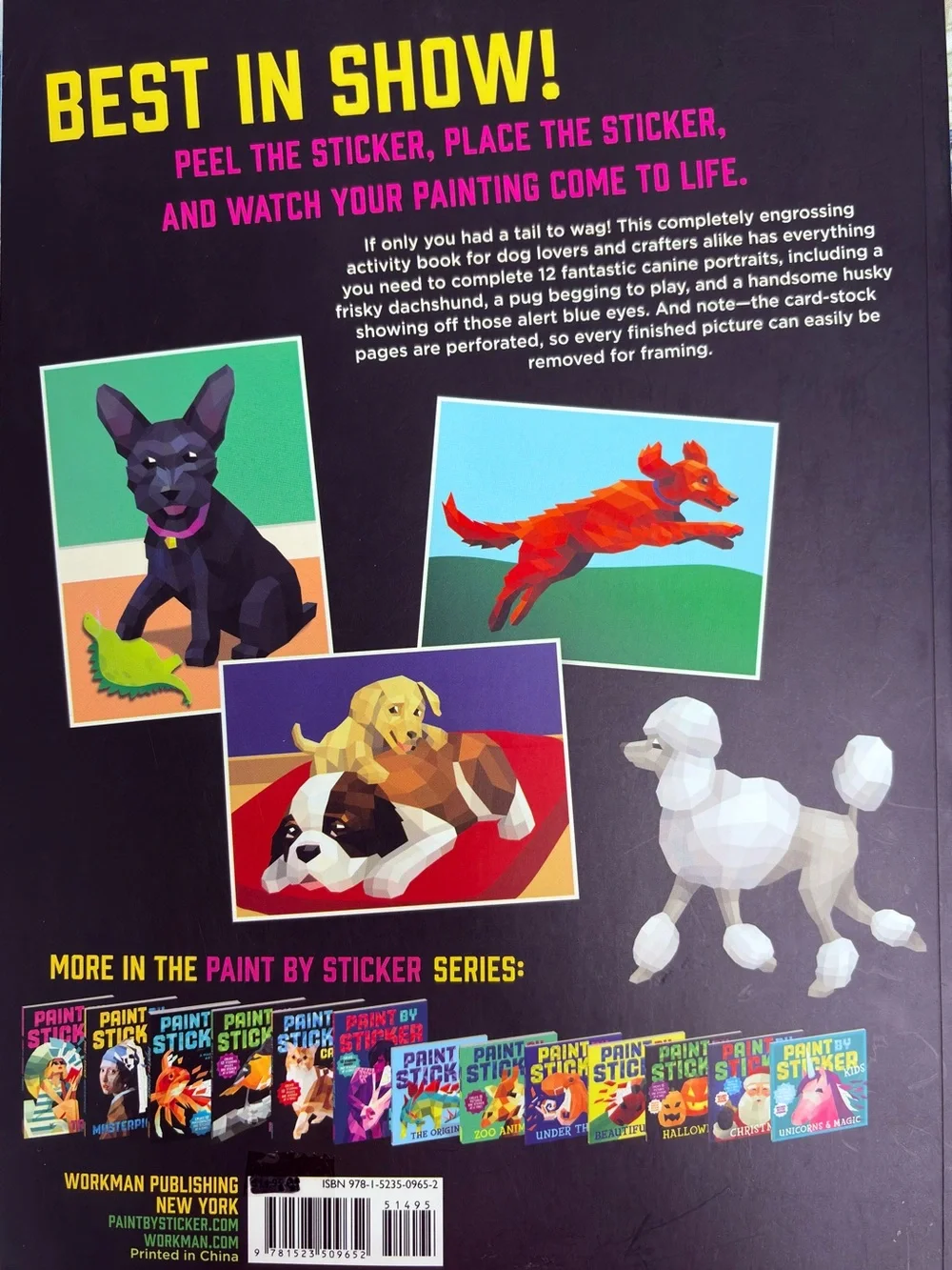 Dogs Sticker Activity Book - Orange Corgi